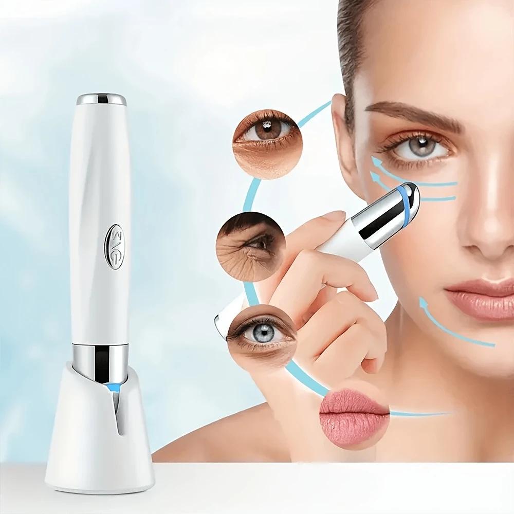 Portable Rechargeable Eye Therapy Device with Constant Temperature & Vibrating Color Light