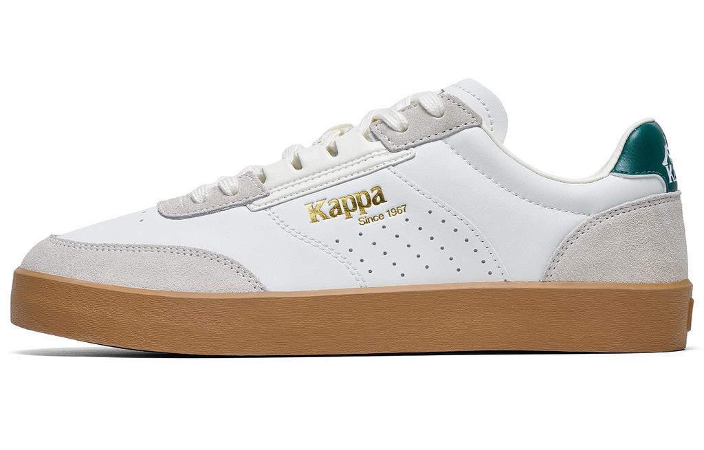 Men's Sneakers Kappa Back to Back Slip Resistant Abrasion Resistant Low top Skateboard Shoes Unisex White