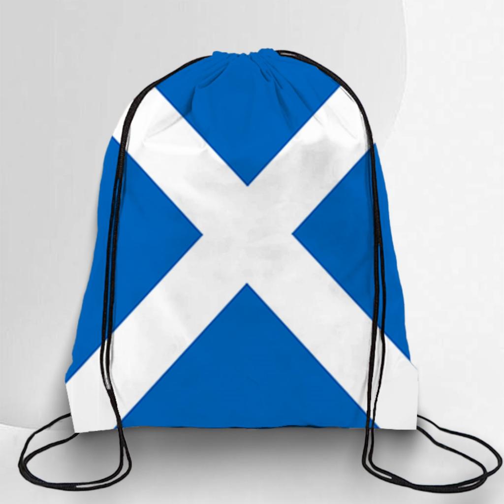 Drawstring Backpack with Fan Print for 2026 Football Event Portable Storage Bag Lightweight Sports Sackpack for Travel School Gym