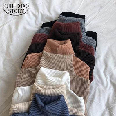 Autumn Winter Knitted Tops Women Sweaters Korean Slim Women Pullover Knitted Sweater Jumper Soft Warm Pull Femme 16193