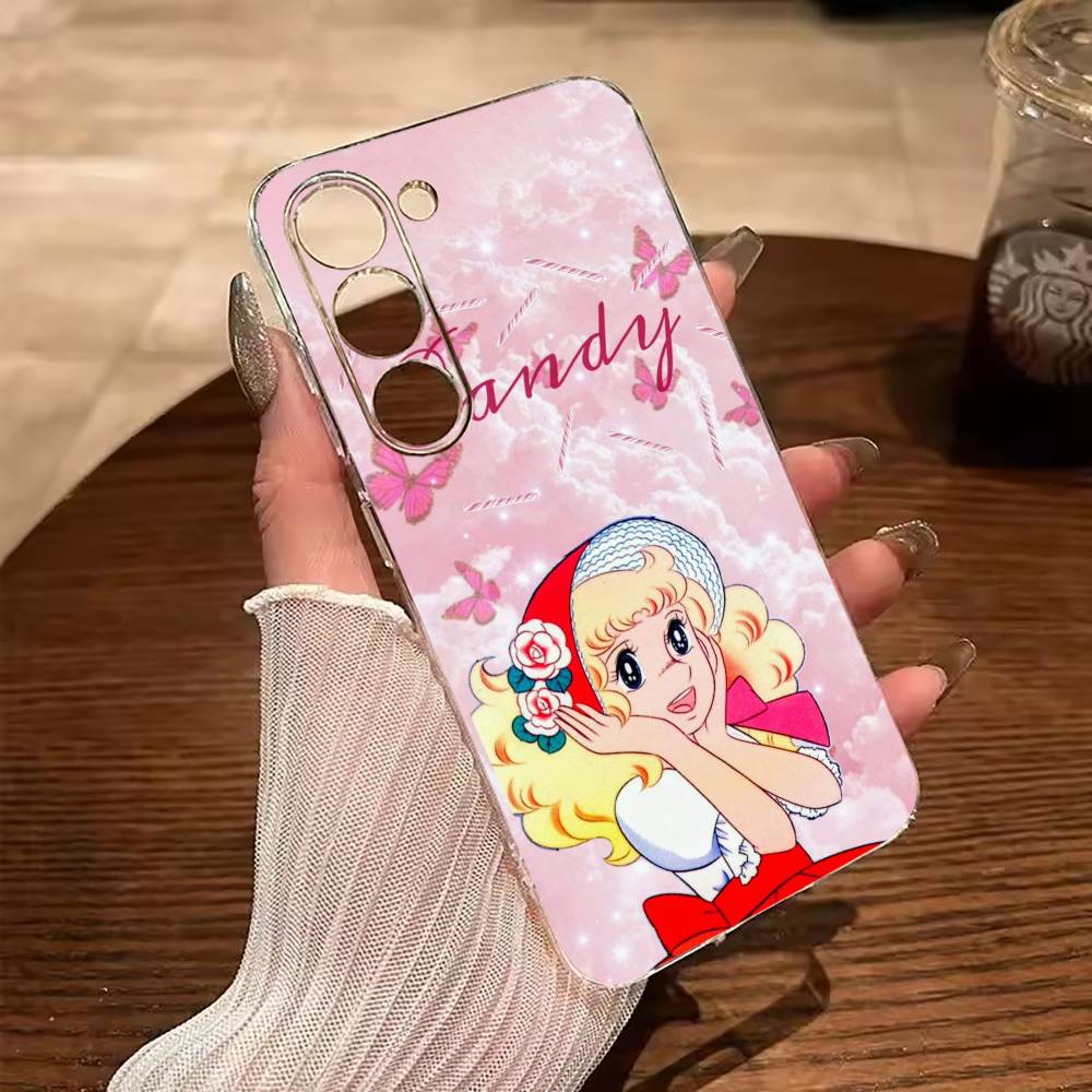 Classic Cartoon-Sweet C-andy C-andy Phone Case For Samsung Galaxy A71,A70,A52,A51,A40,A30 Transparent Cover