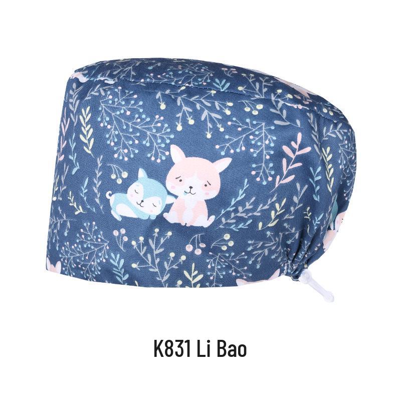 Oddychający Czysta Bawełna Czepek Chirurgiczny dla Lekarzy i Pielęgniarek