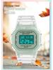 Sanda Transparent Strap Multifunctional Luminous Waterproof Sports Watch