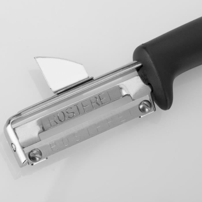 Eplucheur économique à l'emporte-pièce "gallant" pour droitier en acier inoxydable