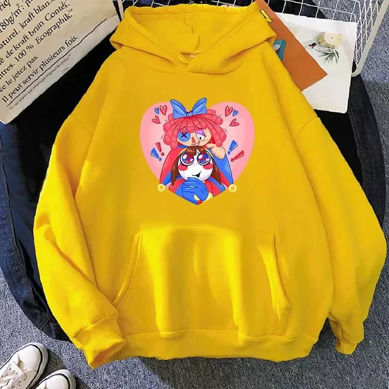 2025 Men's Autumn and Winter New Cartoon Circus Print Adult Sweatshirts for Men and Women Long Sleeve Outdoor Casual Fashion