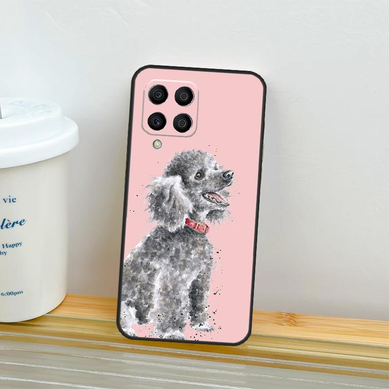 Poodle Dog Case For Samsung Galaxy M53 M13 M06 M16 M31 M11 M35 M55 M15 M56 M36 M12 M32 M52 M14 M34 M54