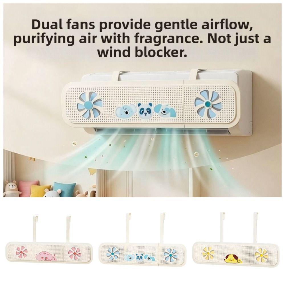 Anti Direct Blowing Air Conditioner Outlet Baffle Expandable Wind Direction Baffle  Room