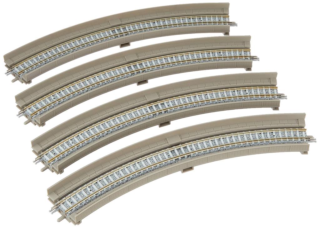 TOMIX N Gauge Viaduct PC Rail F Set of 4 1871 Model Railway Supplies HC280-45-PC