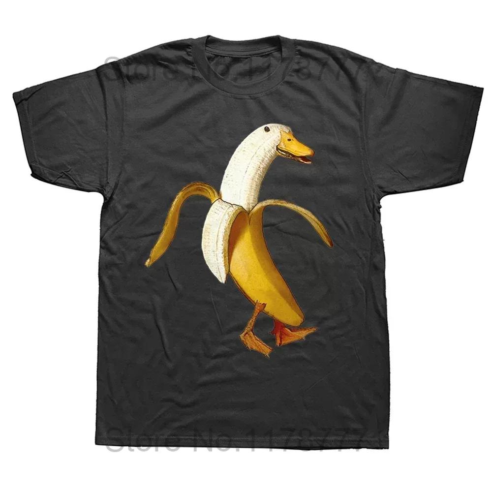 Mess With The Honk You Get The Bonk Funny Goose Print T Shirts Cartoon Unisex Clothing Short Sleeve Anime Unisex Tee Shirts