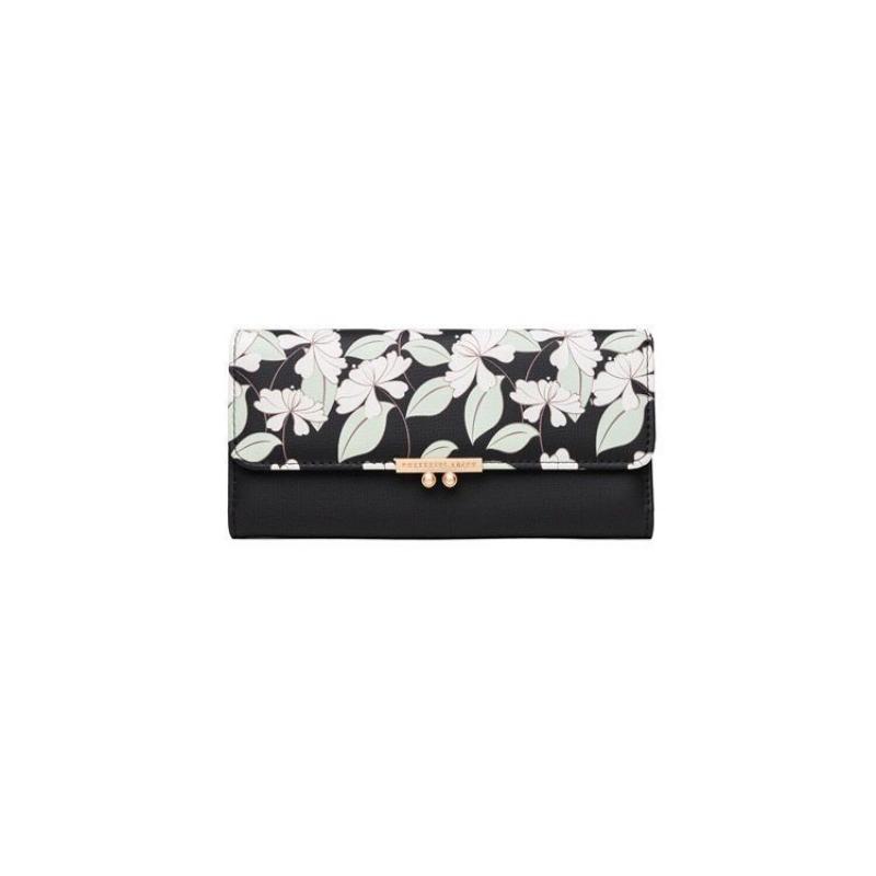 Women Wallets Floral Fresh Style Multi-Card Clutch, Long Wallet, Card Holder, Leather Clip, Coin Purse