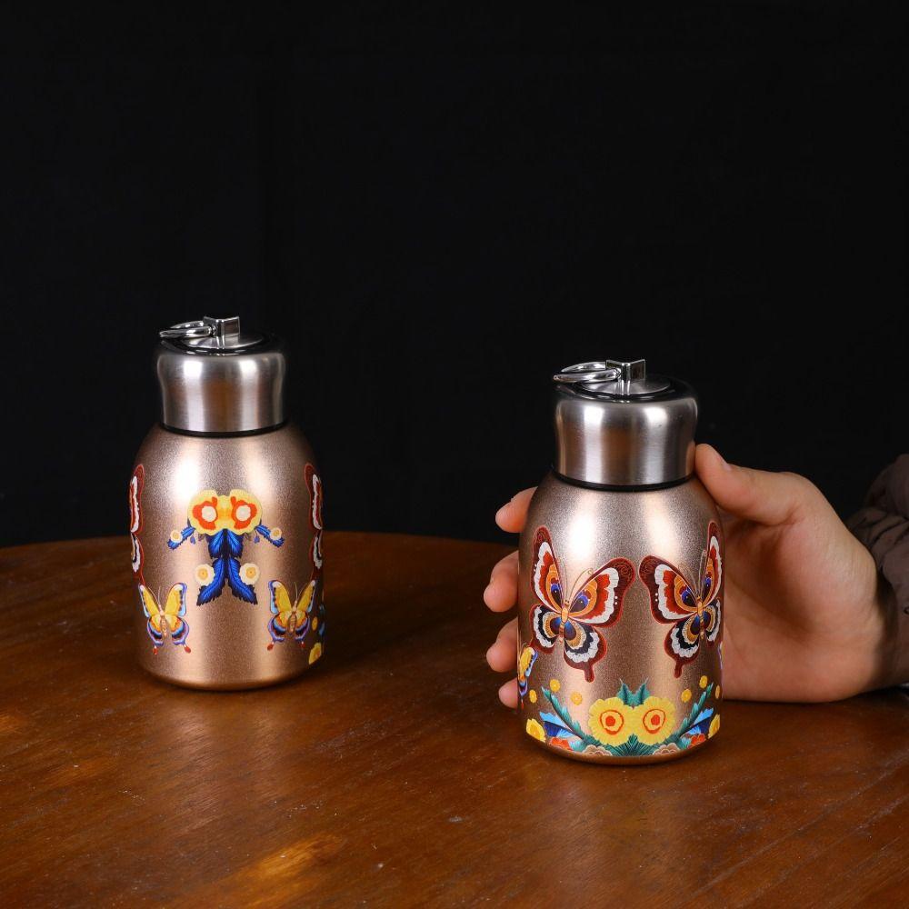 300ml Insulated Cup Leak Proof Coffee Mug Creative Gift Hot Cold Water Bottle  Outdoor Hiking