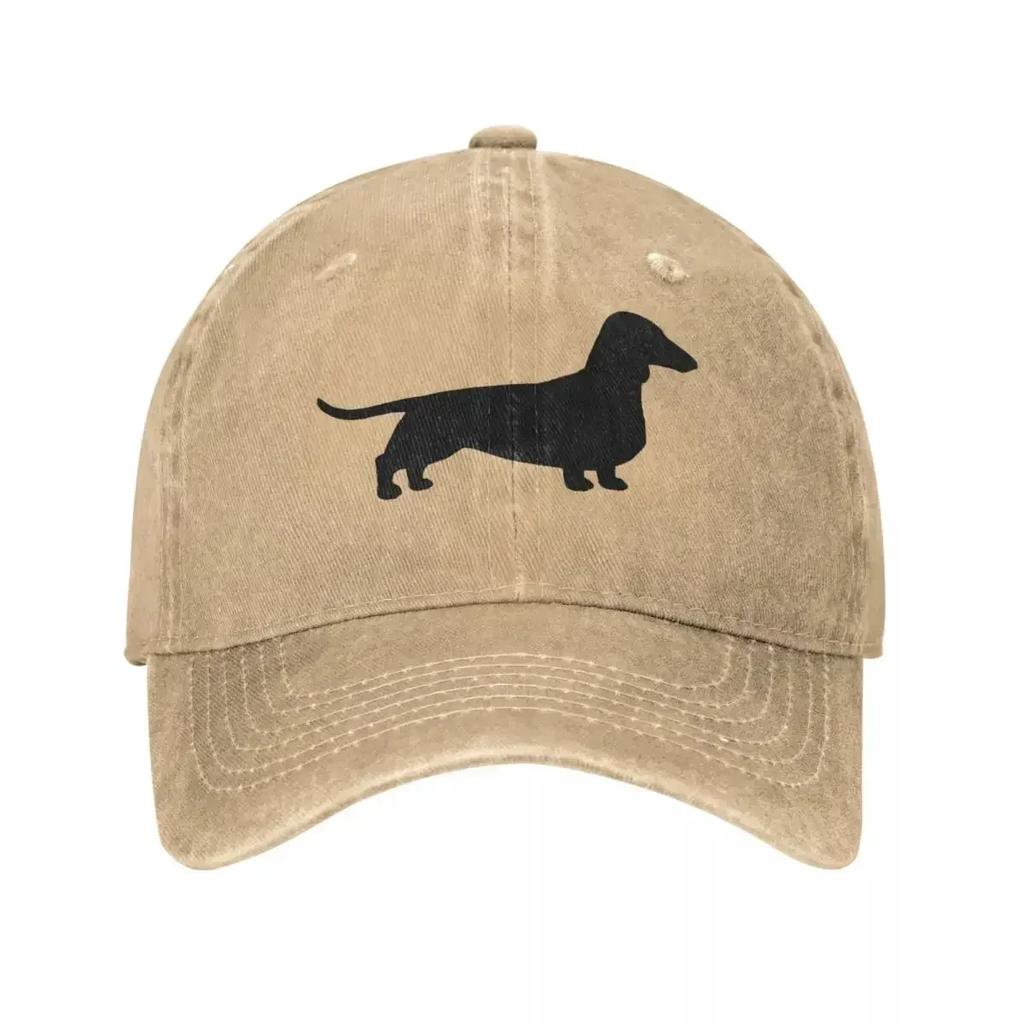 Dachshund Weiner Dog Baseball Cap Vintage Distressed Washed Snapback  Men Women Outdoor Summer S Hat