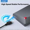 EAGET Dual-Disk Portable Hard Drive - Expand Storage, Boost PC Speed, Plug and Play for PC, Mac, Android