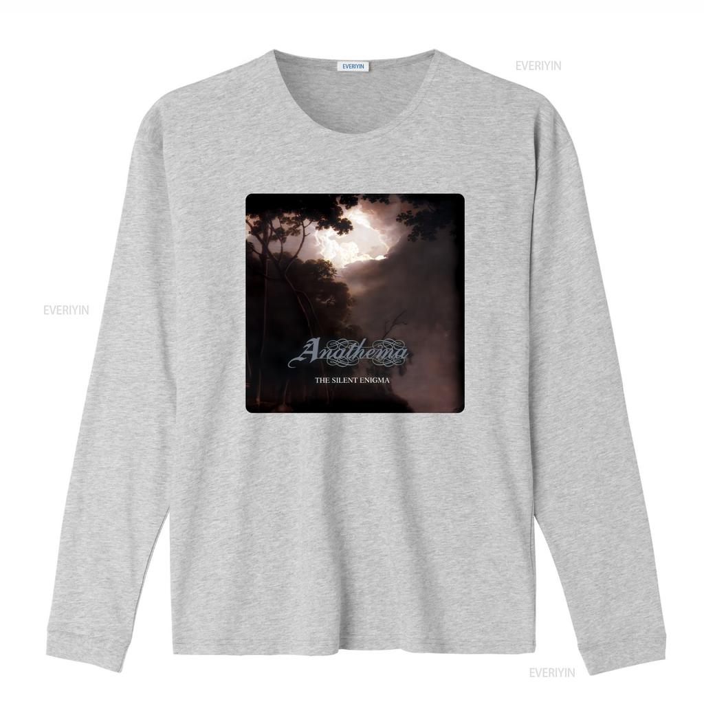 Neues DTG T-Shirt ANATHEMA das stille Rätsel Mystische Waldszene Design vintage Gewaschen Herren Streetwear Stilvoll Atmungsaktiv