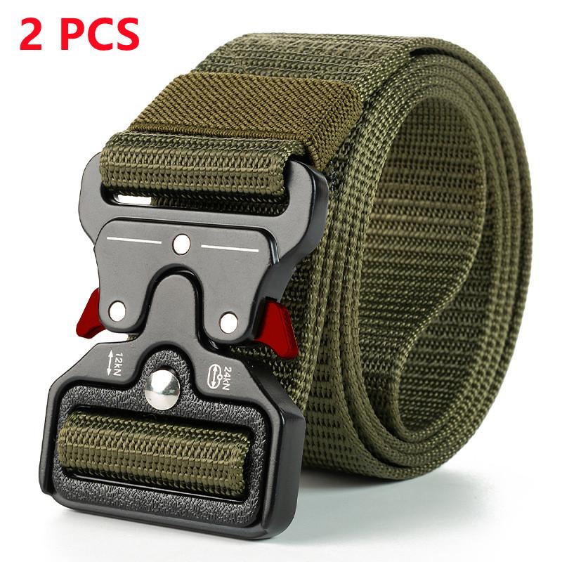 Genuine Tactical Belt Quick Release Outdoor Military Belt Soft Real Nylon Sports Accessories Men And Women Black Belt