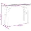 Vidaxl Stolik Konsolowy, 115X39X75 Cm, Bambusowy