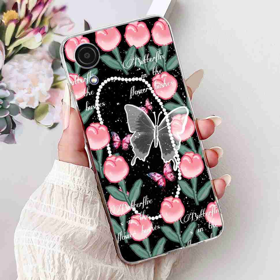 For Samsung A03Core Case Soft Silicone Cute Heart Painted Cover Case For Samsung Galaxy A03 Core SM-A032F TPU Fundas Capa