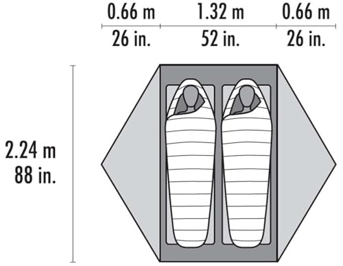 MSR Hubba Hubba LT 2 Backpacking Tent (Product Code: 37089)