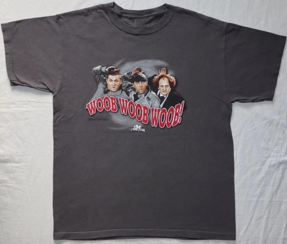 The Three Stooges WOOB WOOB WOOB T Shirt Black Full Size S-5XL CS475 S