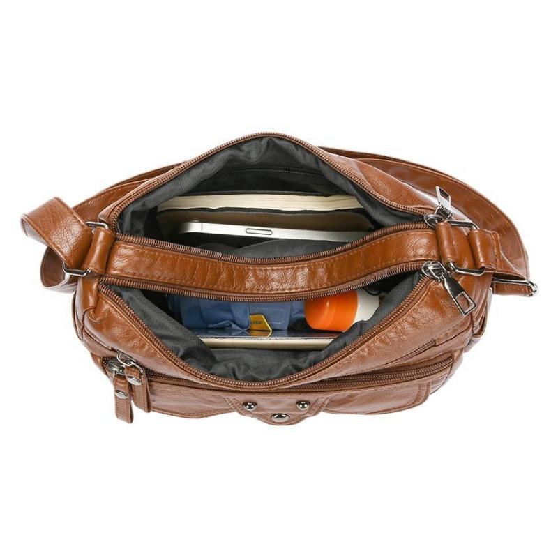 Vintage Large Capacity Single Shoulder Diagonal Cross Women's Bag