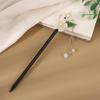 Ebony Style Tassel Hairpin: Vintage Wooden Hair Accessory for Women, Perfect for Simple Updos and Ancient Costume Adornments
