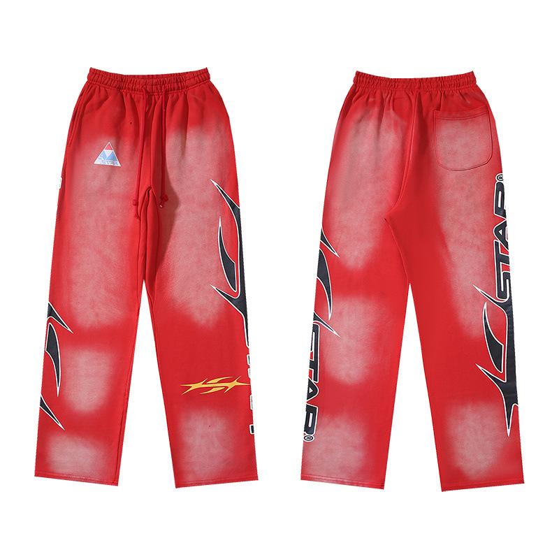 Set Felpa con Cappuccio Trendy Autunnale Hell Star Lavata Usurata per Uomo e Donna