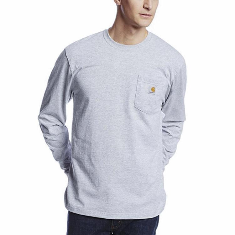 carhartt T Shirt Unisex Light Gray K126-HGY
