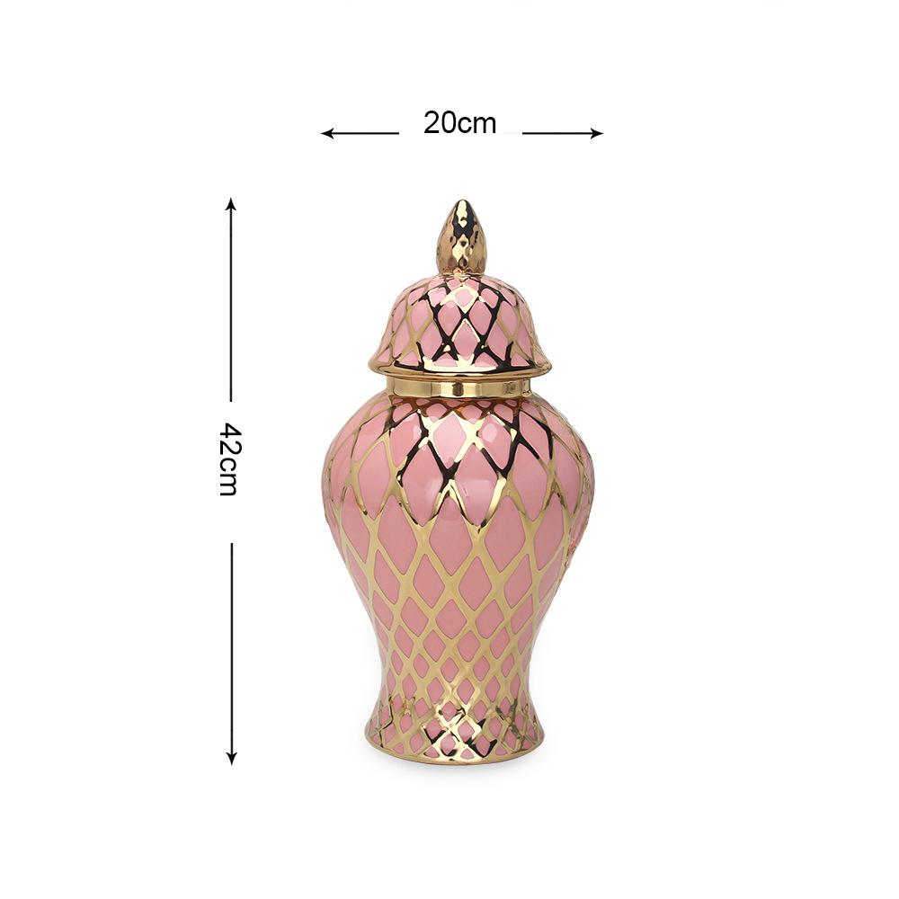 Large ceramic general jar home decoration vase ornaments porcelain vase tabletop decorations ceramic vase home decoration