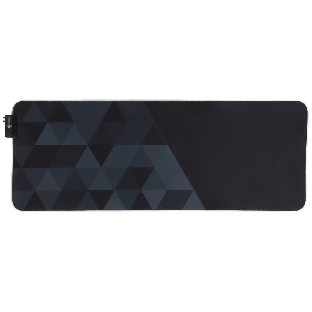 RGB Mouse Pad Anti Slip Bottom Colorful Lighting USB Powered Multifunctional Oversized Design Desk Mouse Pad for Home