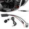 For Ford Fiesta 2008 2010 Aux Adapter Cable with 5 0 and Microphone Connects Mobile Devices To Car Radio AUX Input