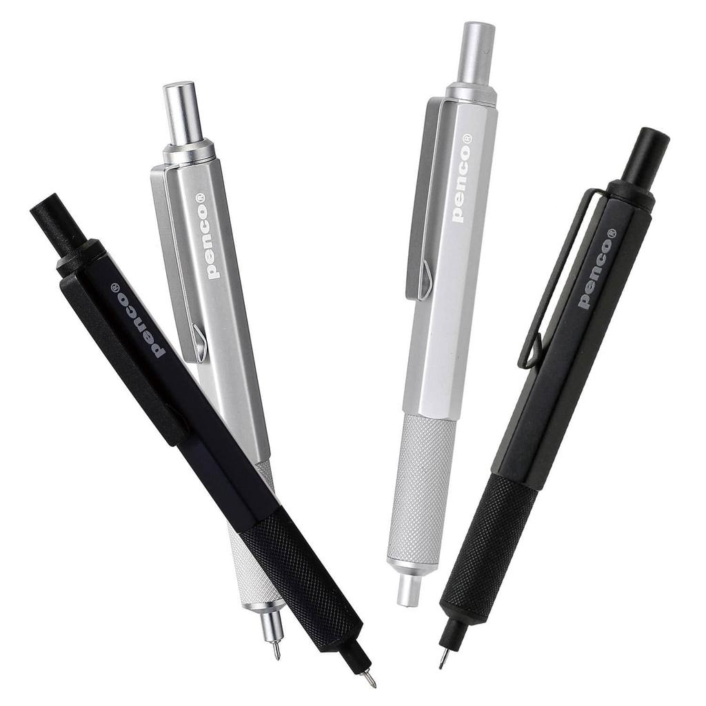 penco Drafting Pencil (Mechanical Pencil) (Silver)