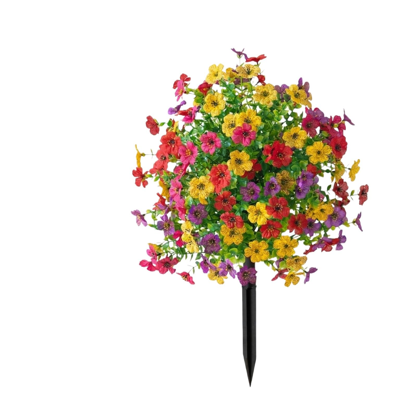 Simulated Ground Planting, Nail Flower Decoration, Garden Potted Plant One Size