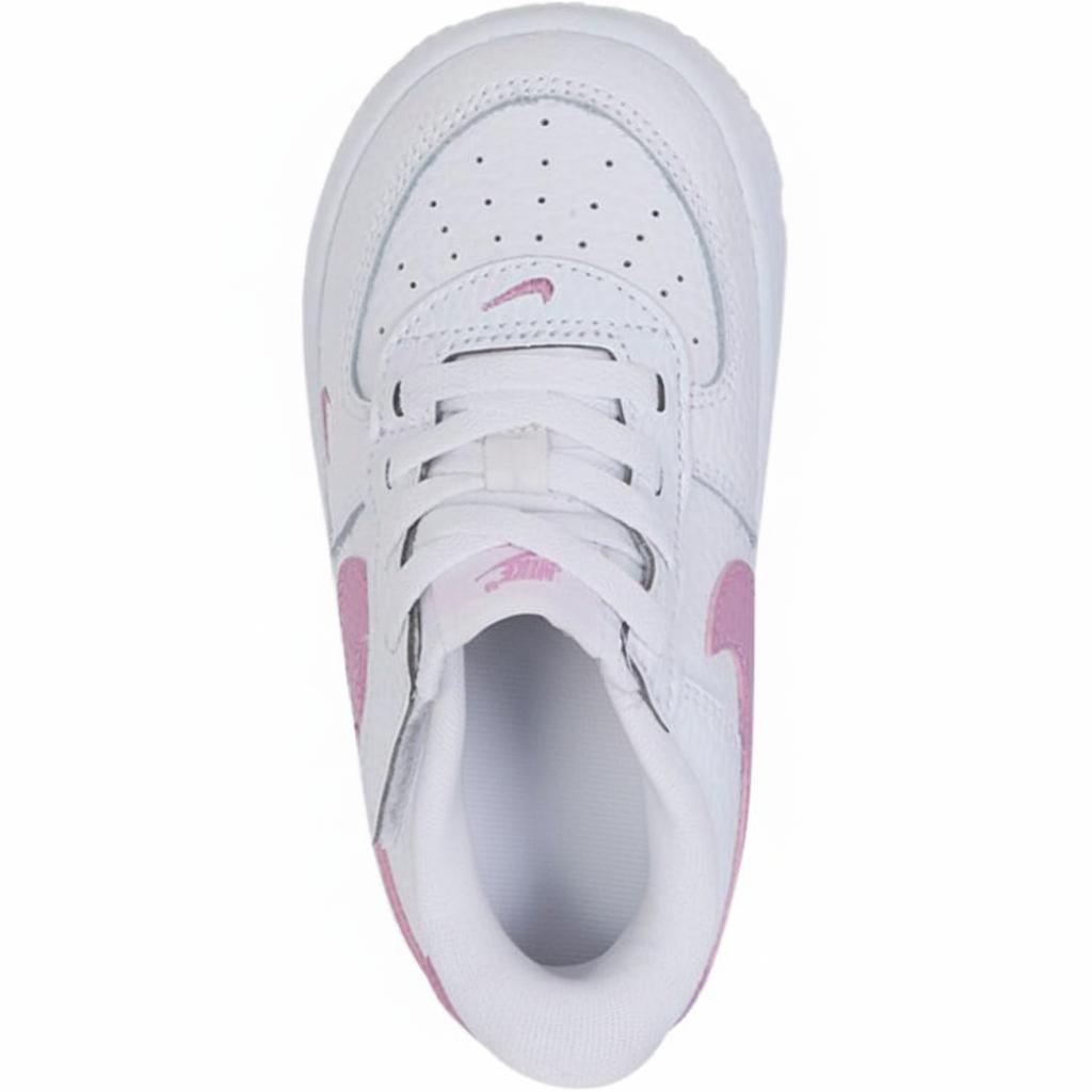 Nike Chaussures Bébé Air Force 1 Basses Blanc Rose Nourrisson et Bambin IO7402-103