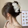 Elegant Drifting Chiffon Cloud Hair Claw For Women Girls Temperament Ponytail Clip Headwear Accessories