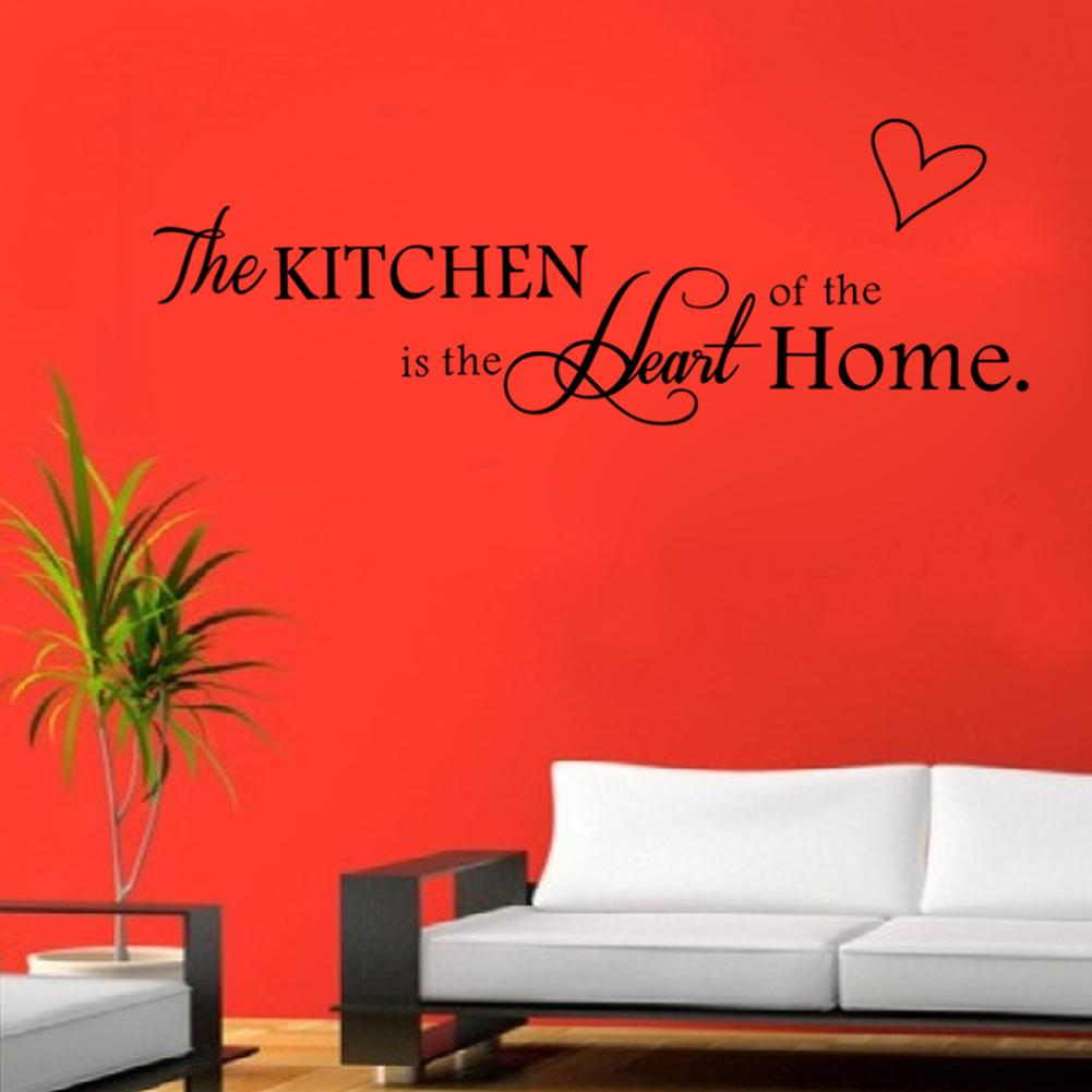 DIY PVC Wall Sticker English Word Pattern Self Adhesive Wallpaper for Home Decoration