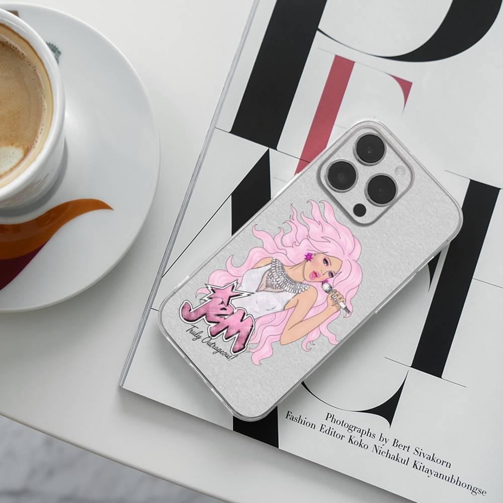 J-Jem And The Holograms Phone Case For iPhone 17 16,15,14,13,12,11 Plus,Pro,Max,XR,Plus,E,Mini Transparent Cover