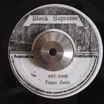 7inch Record TAPPER ZUKIE  I Dont Know  Red Rose NONE Black Supreme Jamaica Reggae Ska  Dub Used