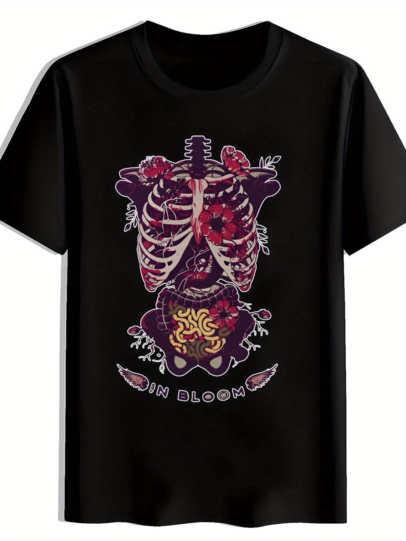 T-shirt Retro Rock Band Graphic - Short Sleeve XL