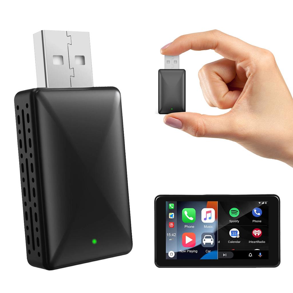 2 in 1 Wireless Carplay Android Auto Wireless Carplay Adapter Smart Dongle 5G Wifi For Benz Chevrolet Ford Honda Fast Connect