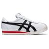ONITSUKA TIGER Corsair Moda Retro Ligero Antideslizante Duradero Zapatillas Casuales de Caña Baja Unisex Blanco Negro 1183B397-101