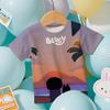 Fashion Bluey Anime 3D Print Men's T-Shirt Summer Cool Short Sleeve Cartoon Anime Print Casual Outdoor Men's and Women's Tees Top
