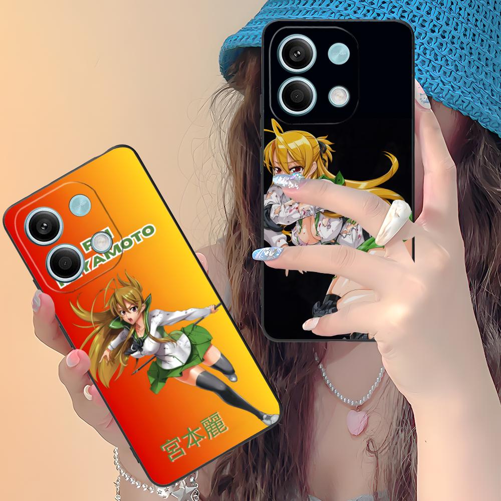 Highschool Rei Miyamoto Phone Case for Xiaomi Redmi 15 14 13 12 A5 3 2 1 C Plus 4G 5G Colorful Printing Cover Luxury Cover