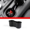 TPE Black Center Console Water Cup Holder For Cadillac XT6 -2024