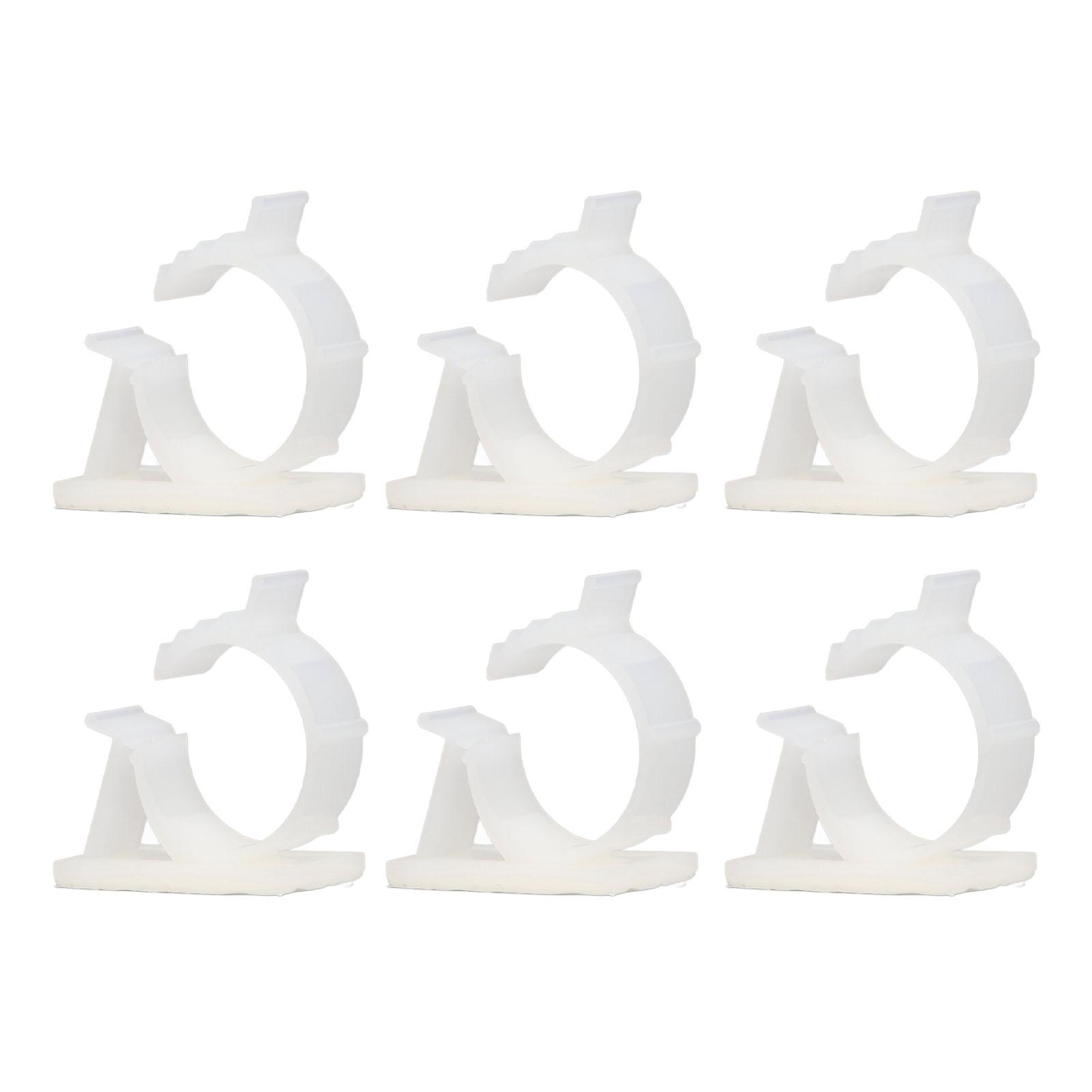 

100Pcs Cable Management Clip Adjustable Adhesive PA66 Nylon Cord Organizer for Home XY2225