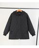 Plus Size Women's Winter Warm Hooded Cotton Jacket - Slimming Outerwear