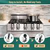 Gas Stove Safety Knob Lock, Baby Proof Stove Oven Locks, Kids Proof Stove Guard, Clear (Pack of 5)