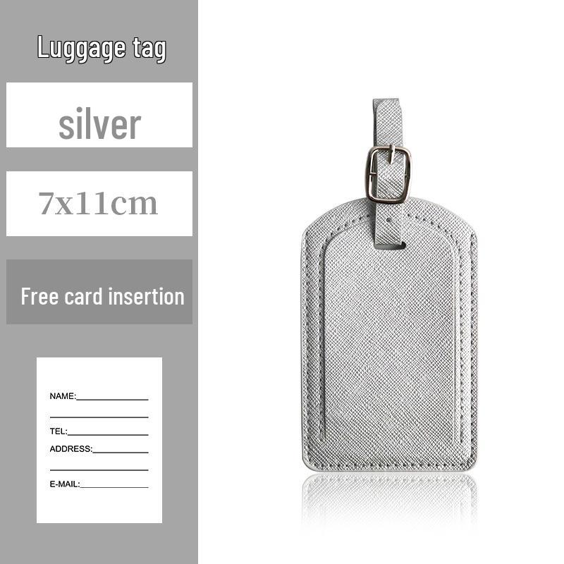 Airplane Luggage Tag for Travel, Business Trip, and Identification