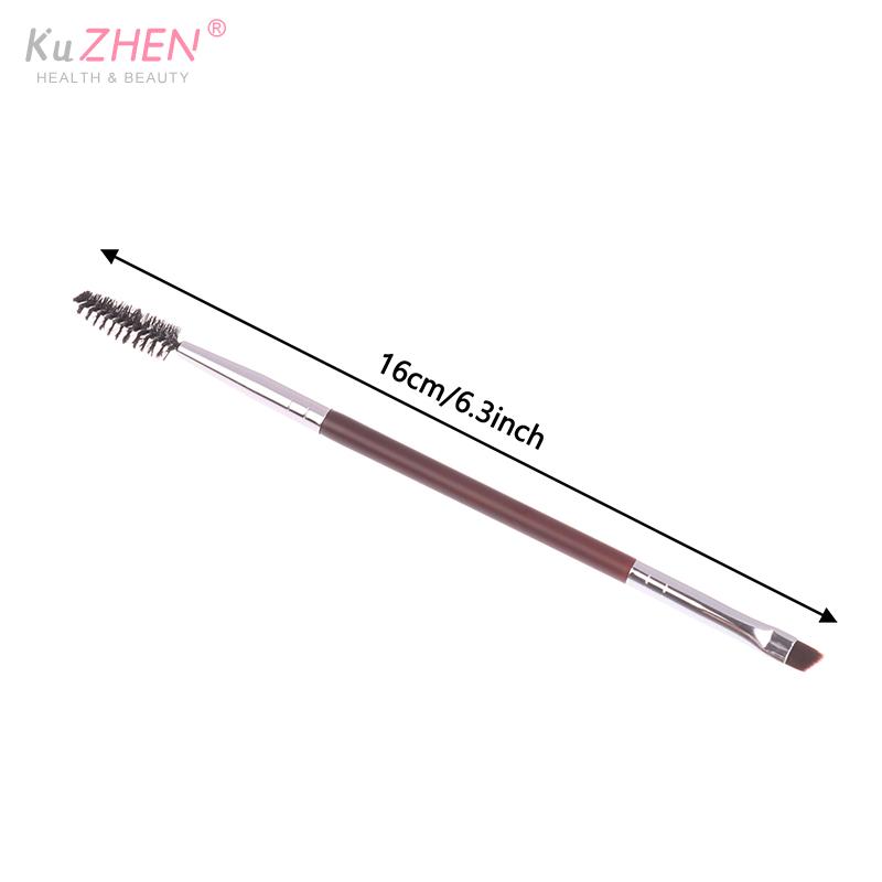 1PCS Eyebrow Brush Eyelash Comb Makeup Brushes Dual Ended Angled Brush Spoolie Brush 2 In 1 Lash Eyebrow Brush Set Makeup Tool