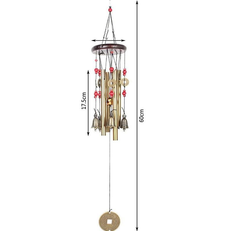 Large Wind Chime Tubes Bells Metal Church Bell Outdoor Garden Home Garden Decor Hanging Wind Chime Symbol Of Good Luck