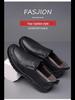 2022 Spring/Autumn Men's Handmade Casual Leather Shoes - Soft Leather, Soft Sole, Perfect for Middle-aged Dads